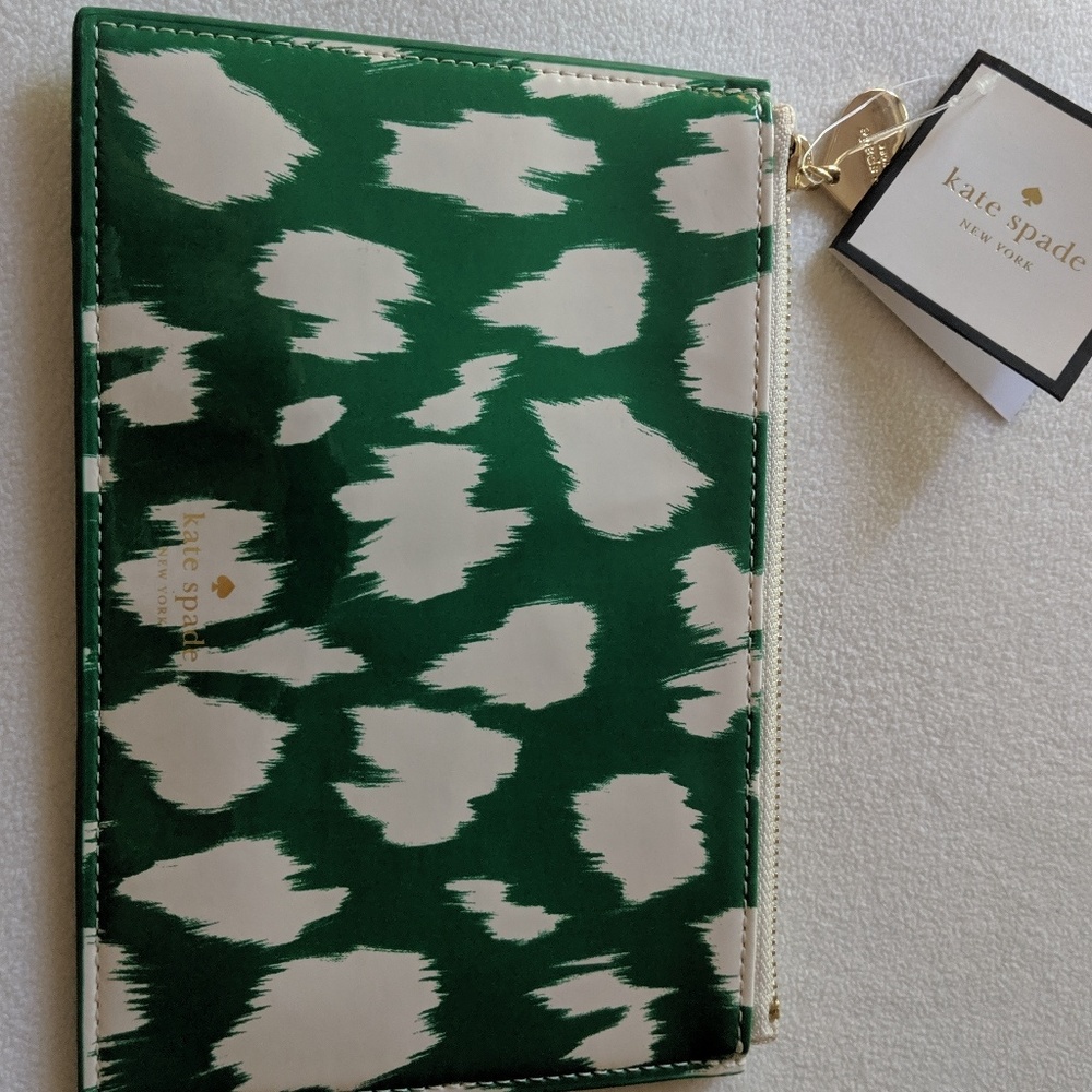kate spade Painterly Cheetah Pencil Pouch